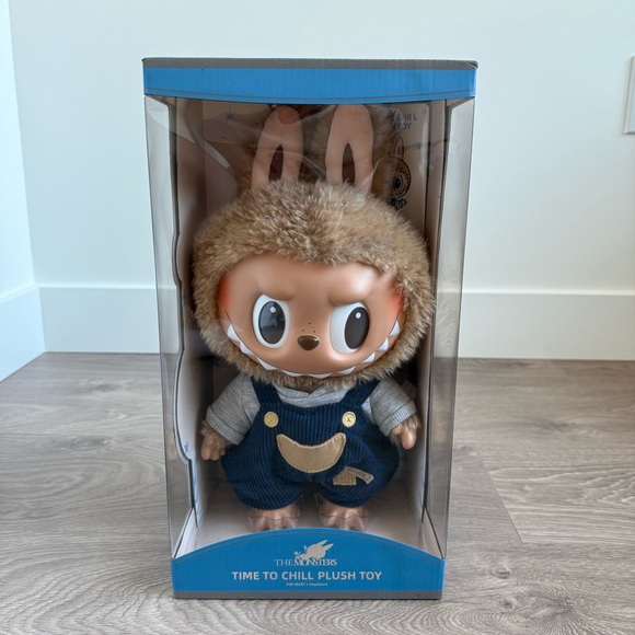 🆕 Authentic Pop Mart Labubu Time to Chill Vinyl Plush Doll - Picture 1 of 16
